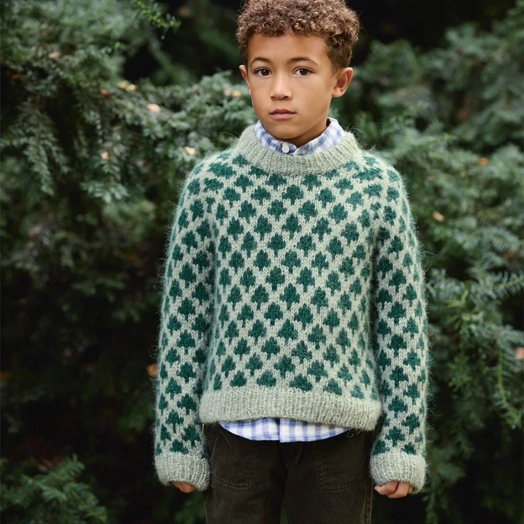 Strickset Christmas Tree Sweater junior - 2511