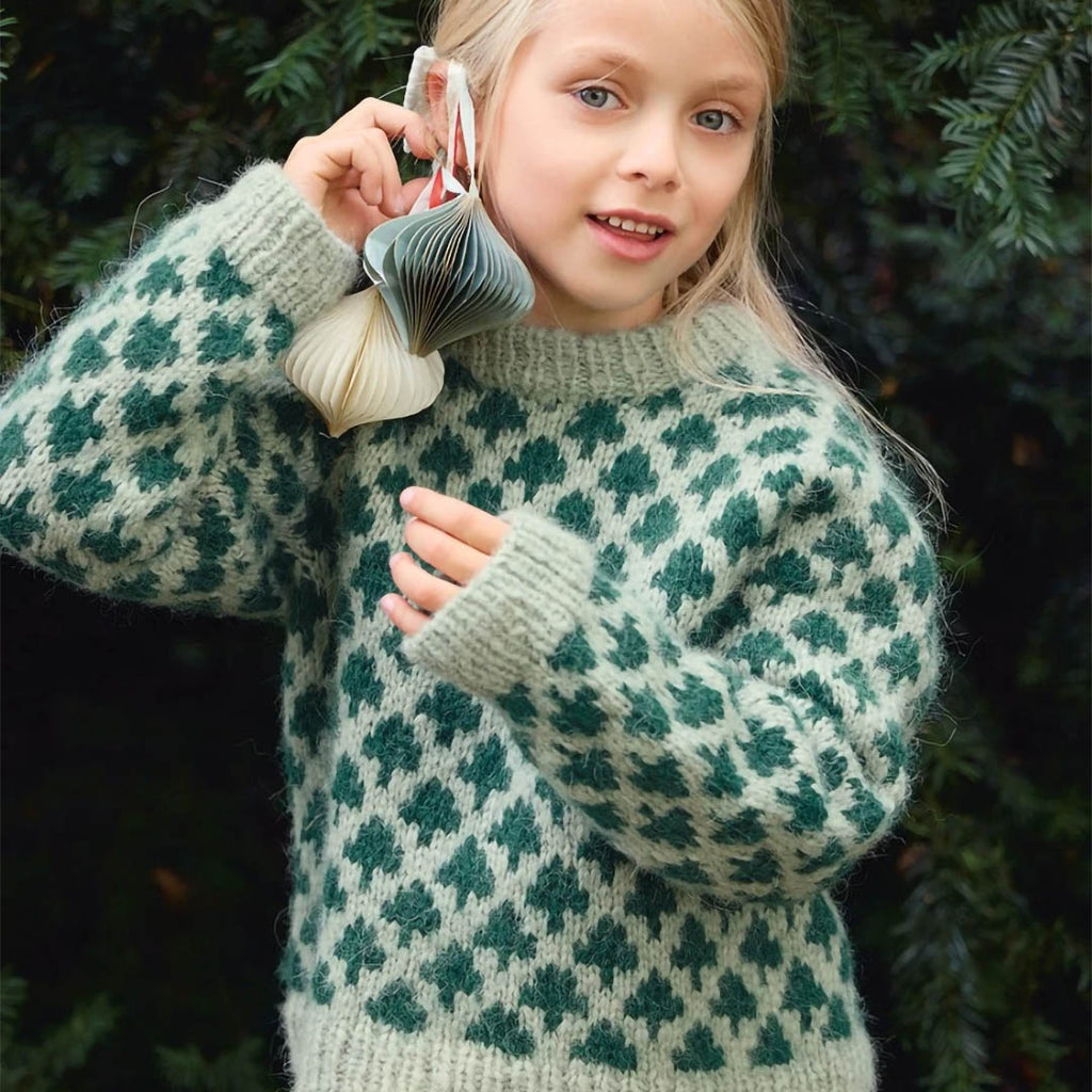 Strickset Christmas Tree Sweater junior - 2511