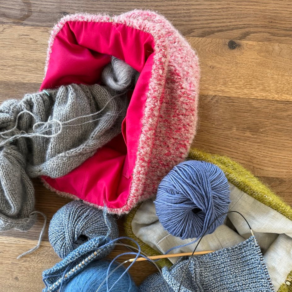 Strickset Snuggle Me! Tasche