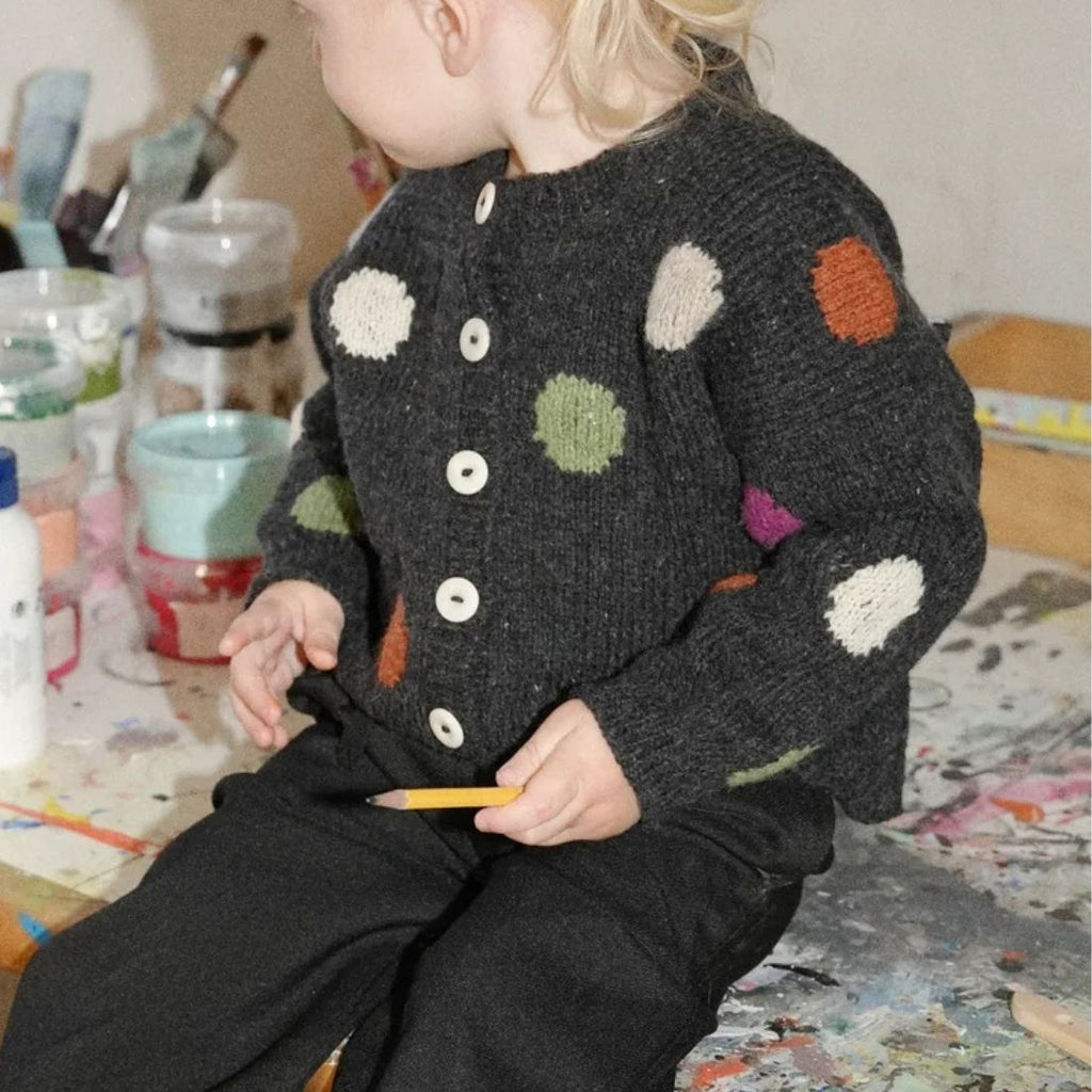 Strickset Fri Kinder Cardigan (bunt)