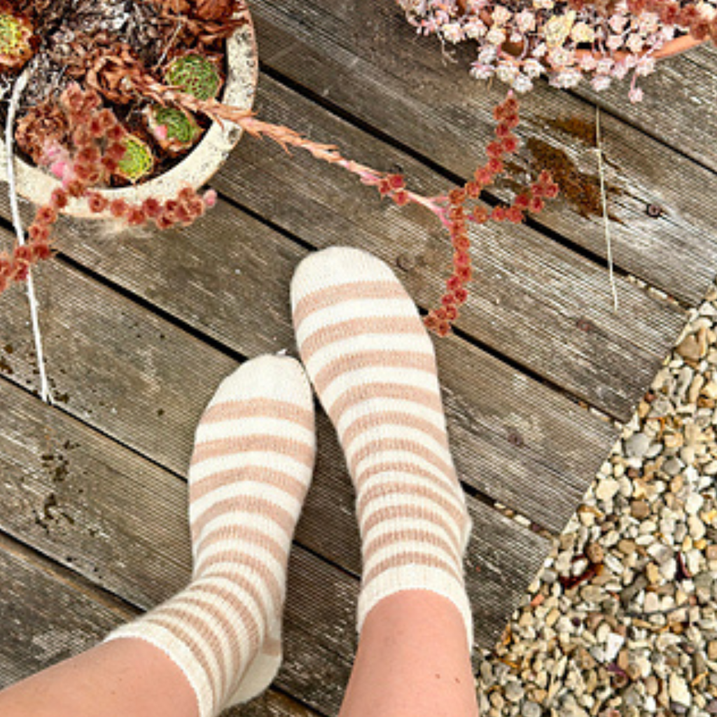 Strickset Shima Socken mit Sole Mate