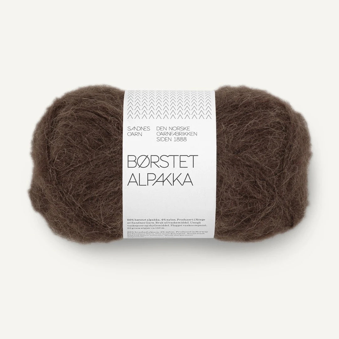 Borstet Alpakka