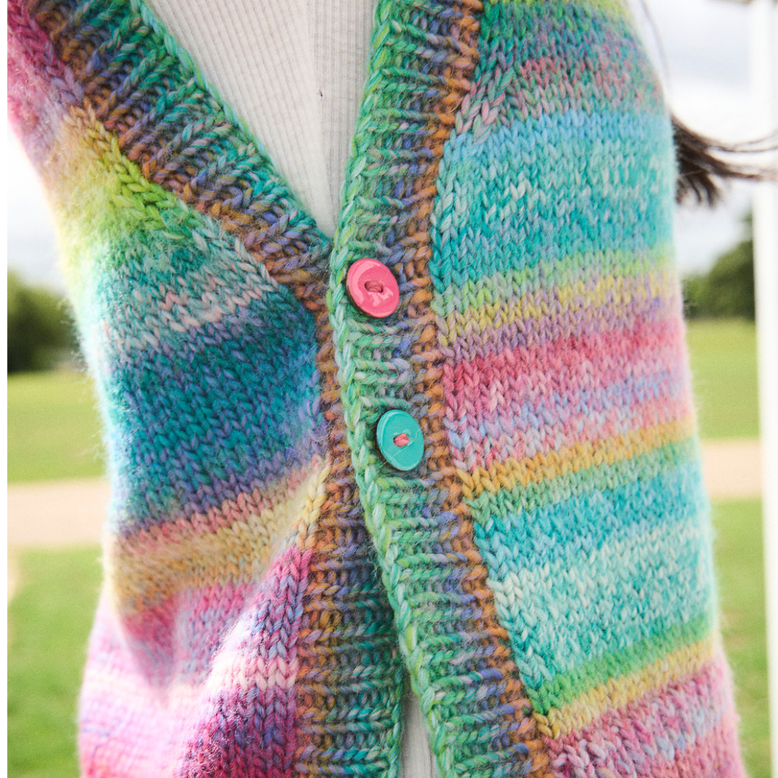 Strickset Moonstone Weste