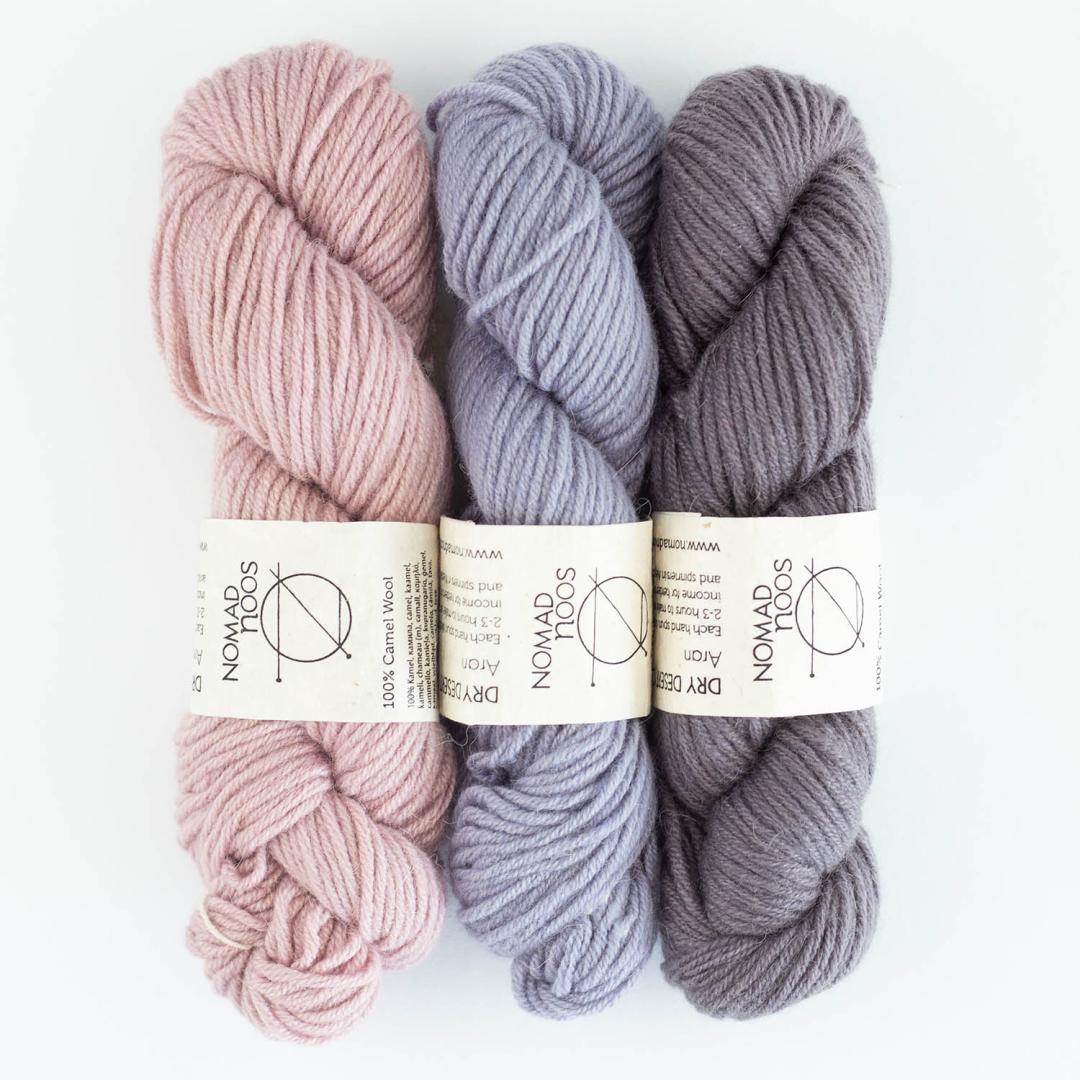 Dry Desert Camel 8-ply ARAN handgesponnen