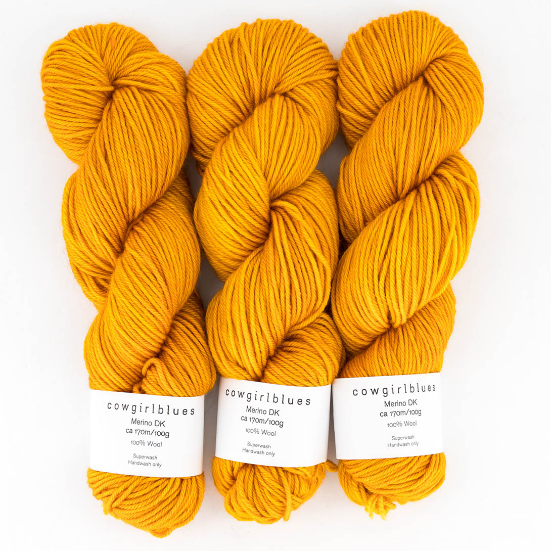 Merino DK solids 100g hand-dyed
