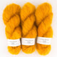 Fluffy mohair solids, hand-dyed