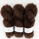 Fluffy mohair solids, hand-dyed