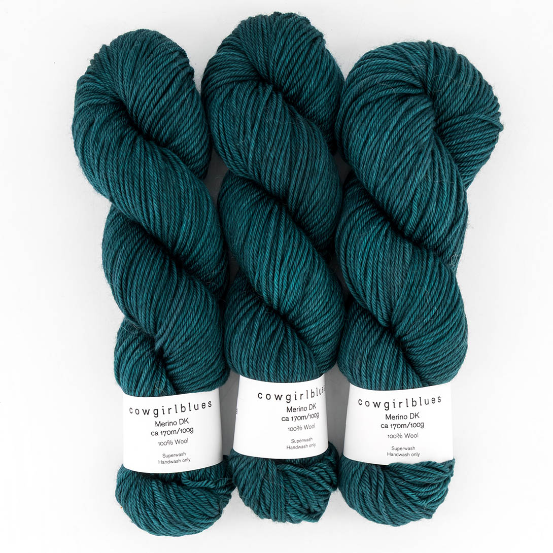 Merino DK solids 100g hand-dyed