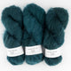 Fluffy mohair solids, hand-dyed