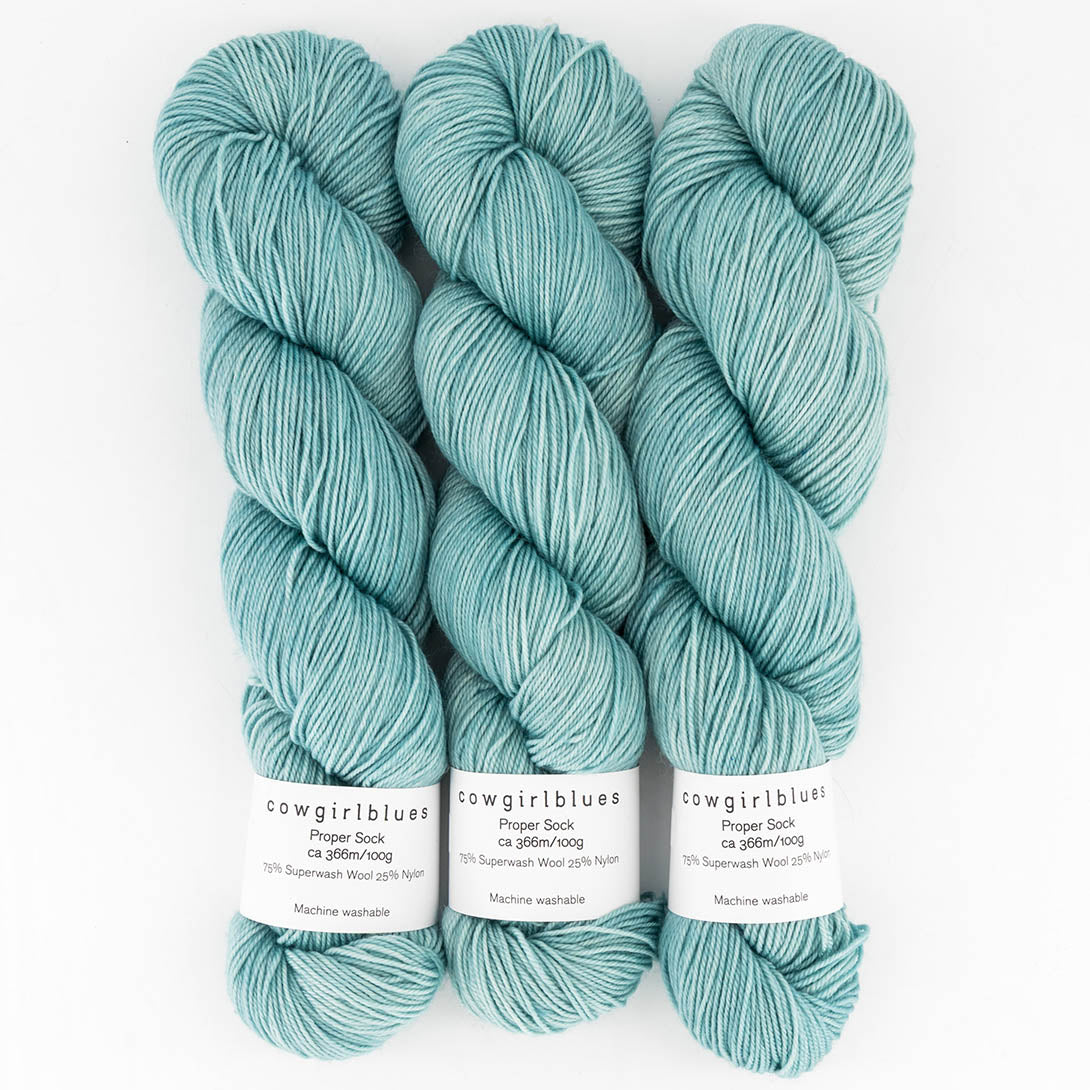 Proper Sock Solids 100g hand dyed