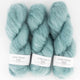 Fluffy mohair solids, hand-dyed