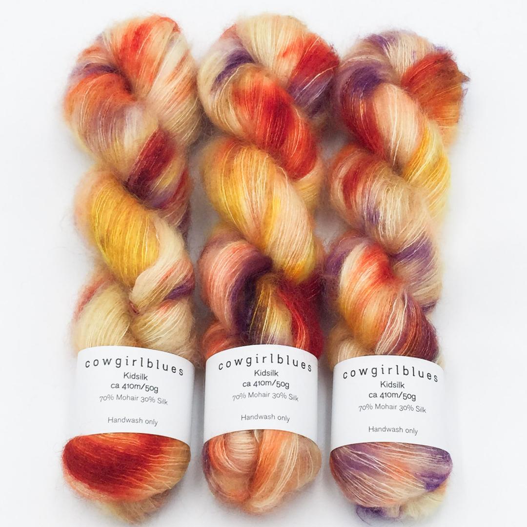 KidSilk gradient hand-dyed