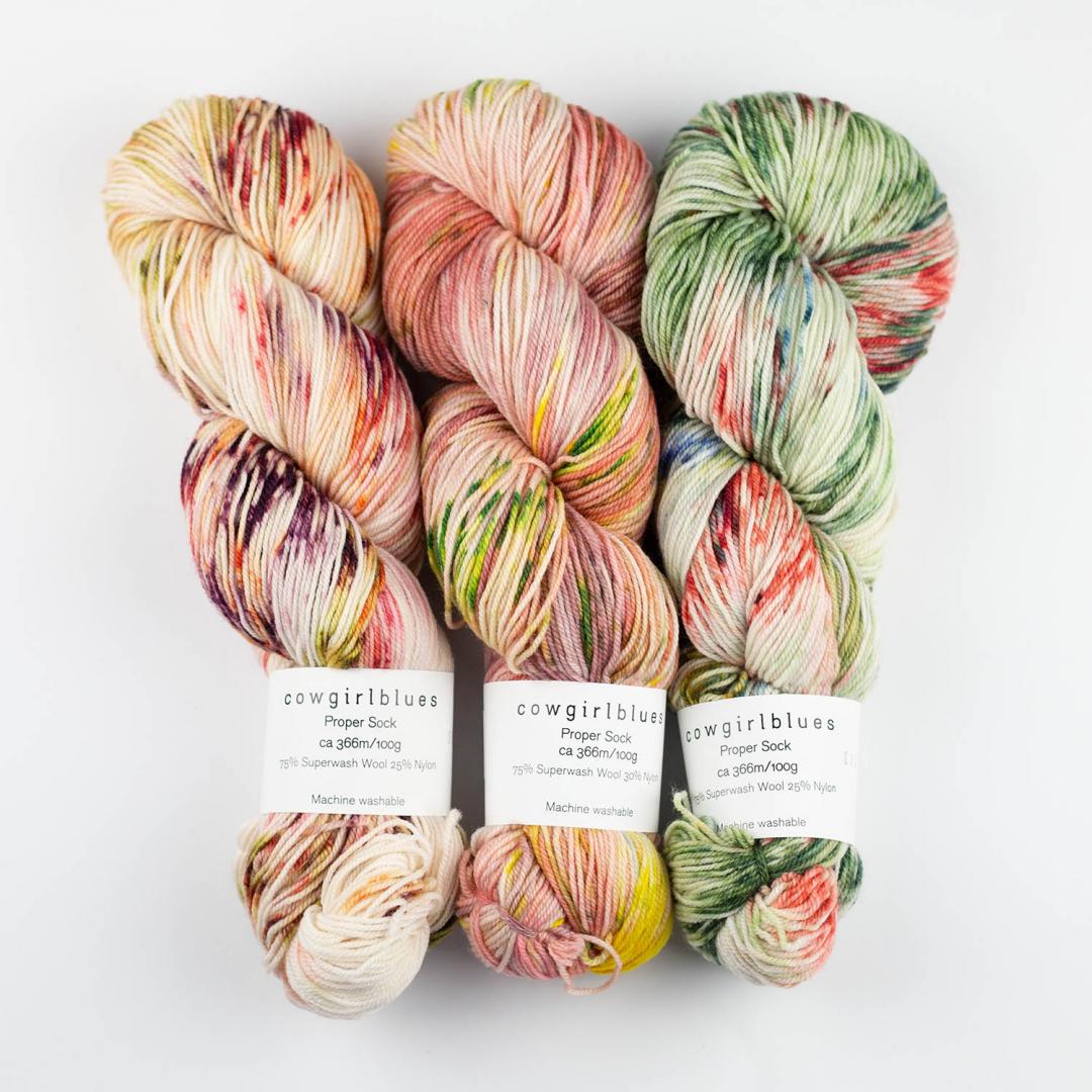 Proper Sock Farbverlauf handgefärbt