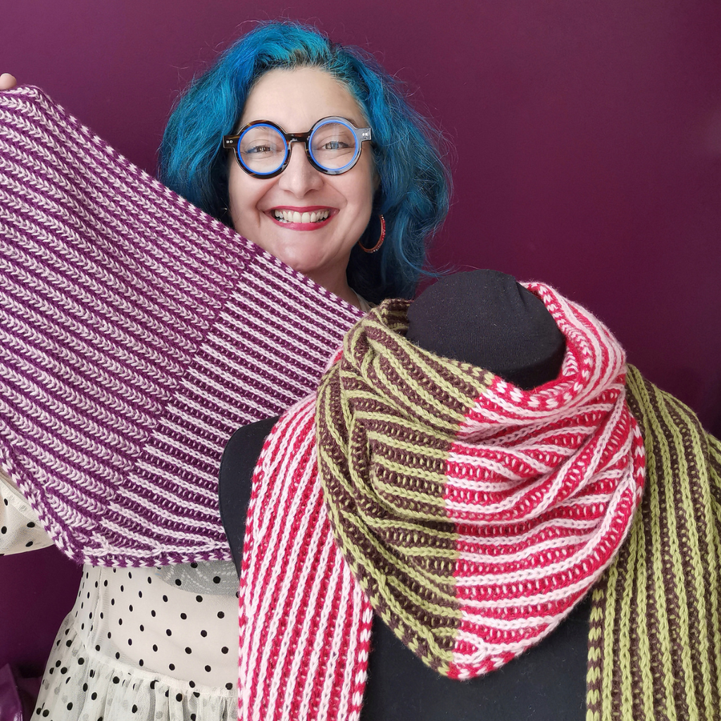 Strickset Lush Life Schal (4 Farben)