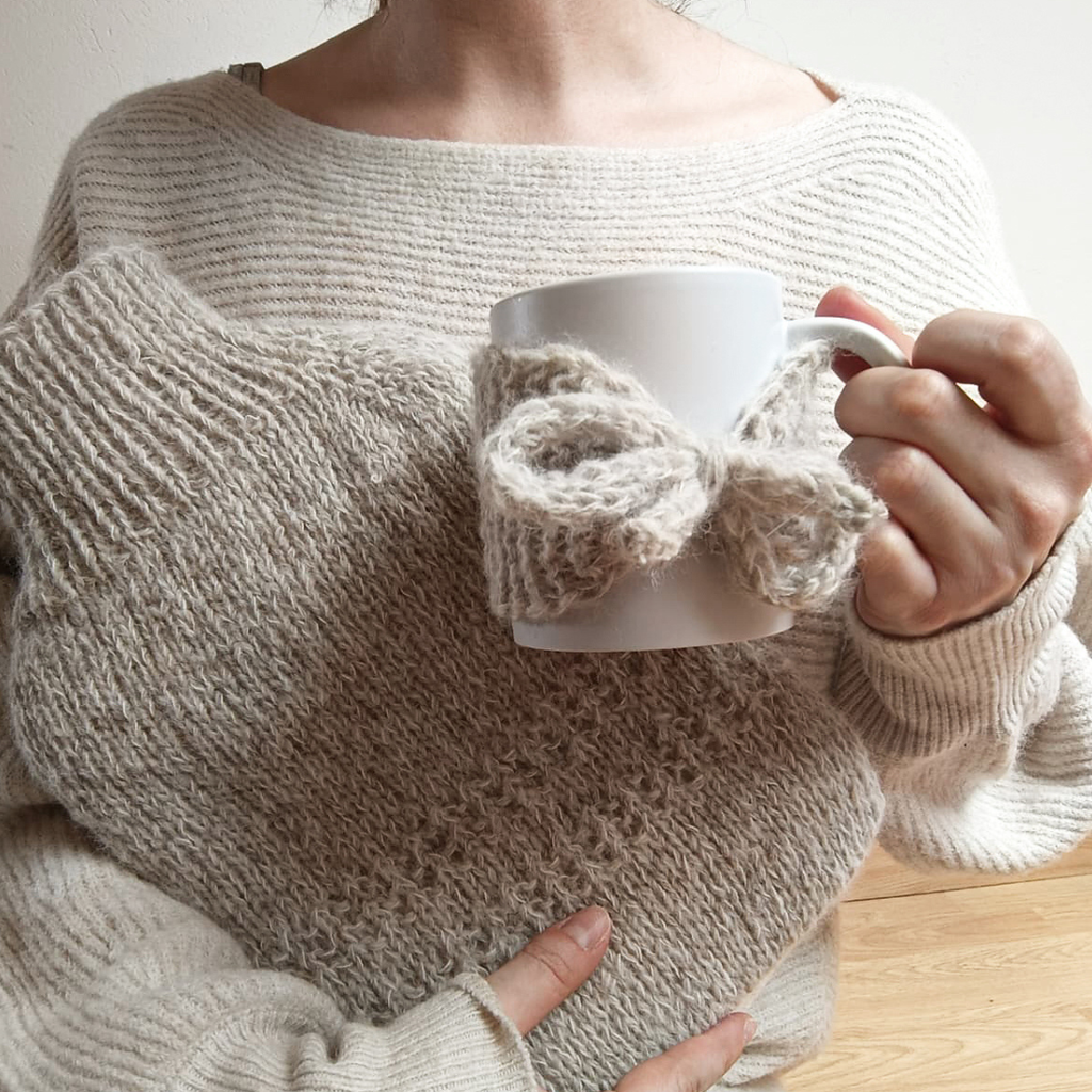 Strickset “Ruhezeit” (Tassen- & Wärmflaschenbezug)