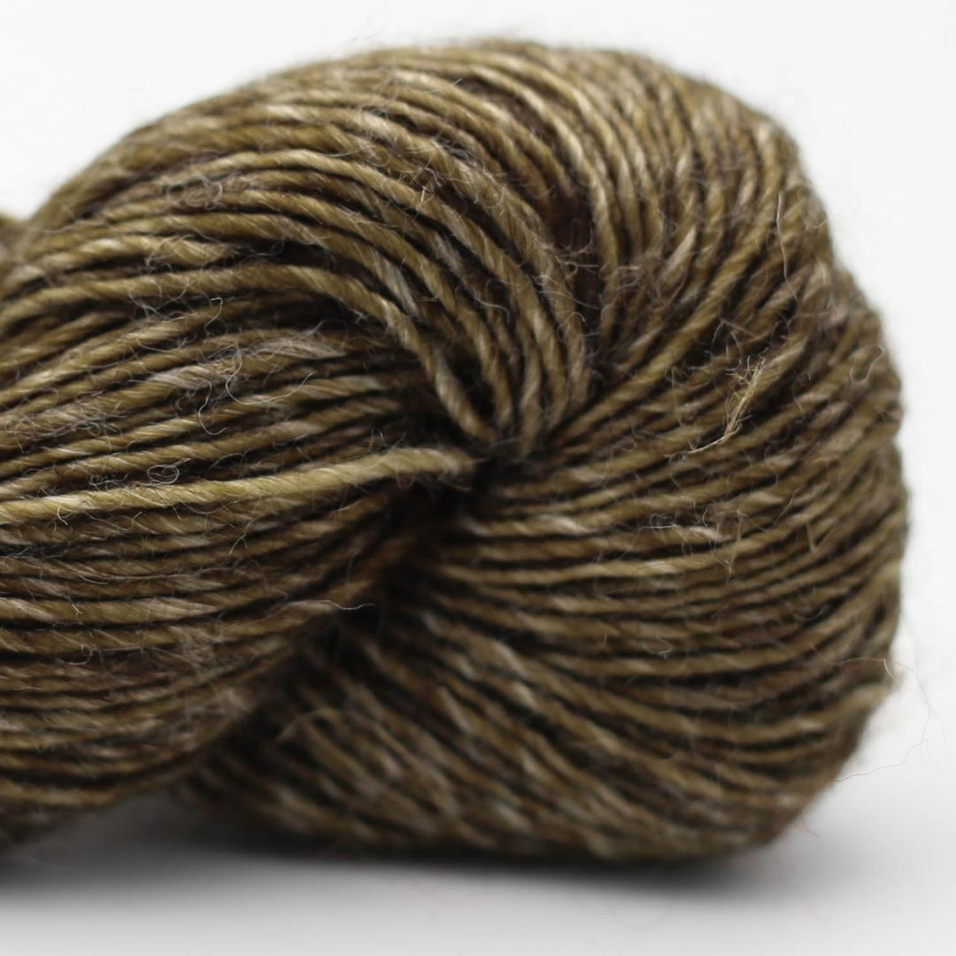 Merino Linen solid handgefärbt