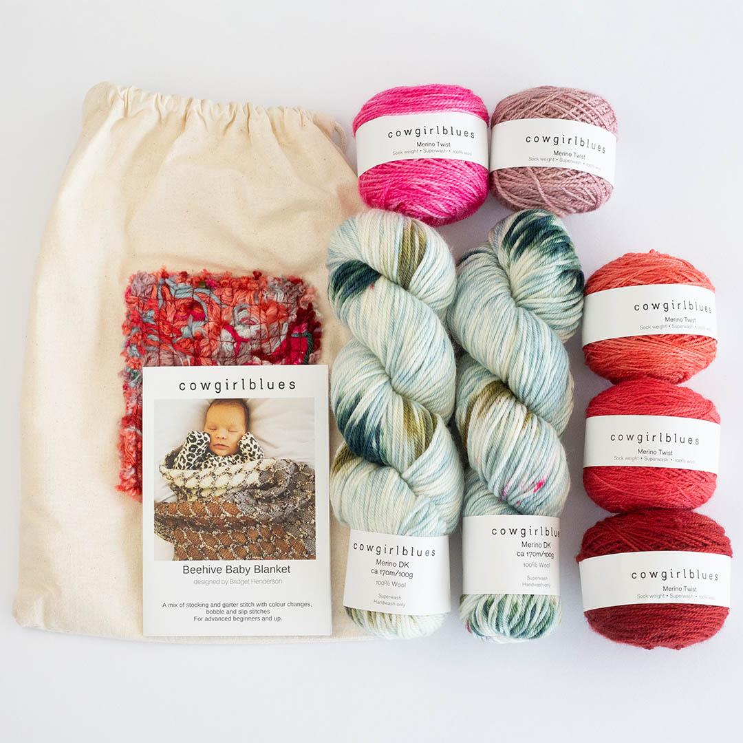 Kit Beehive Blanket handgefärbt