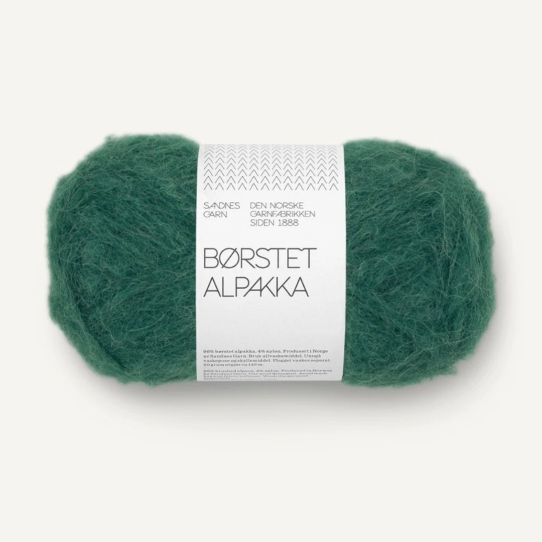 Borstet Alpakka