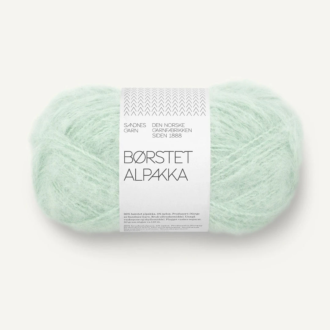 Borstet Alpakka