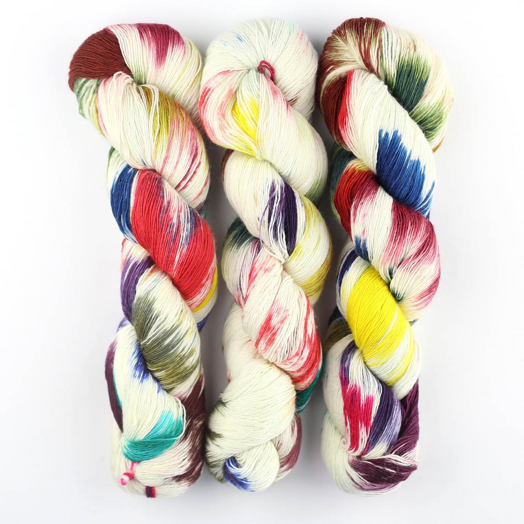 Merino SINGLE LACE Farbverlauf handgefärbt