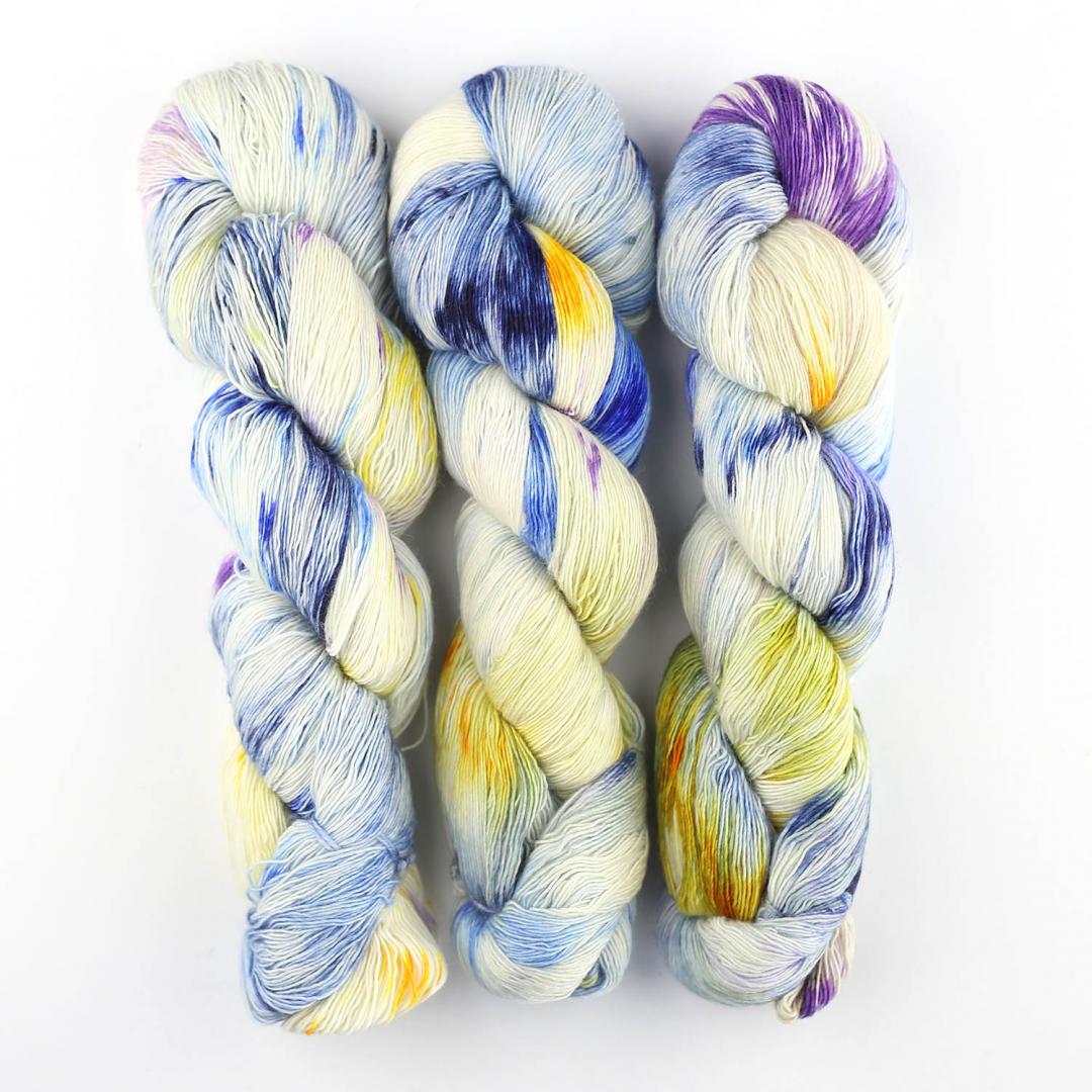 Merino SINGLE LACE Farbverlauf handgefärbt