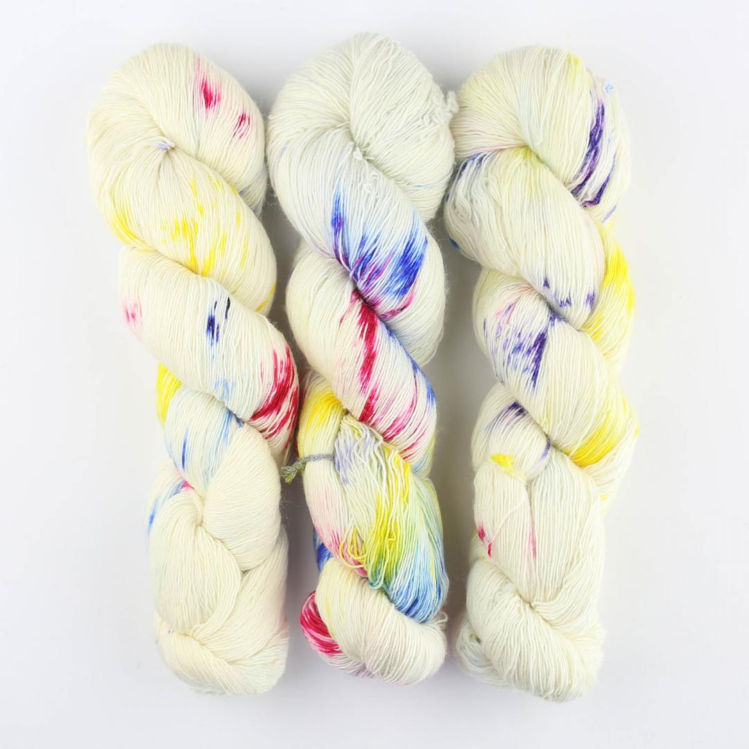 Merino SINGLE LACE Farbverlauf handgefärbt