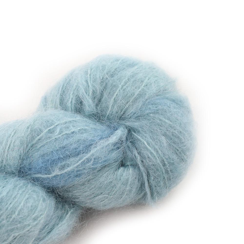 Fluffy Mohair solids handgefärbt