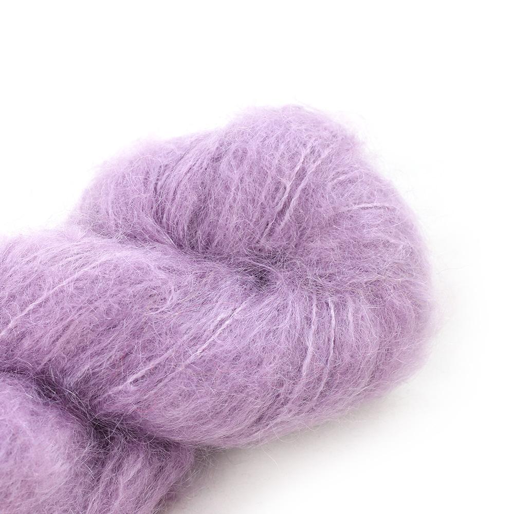 Fluffy Mohair solids handgefärbt
