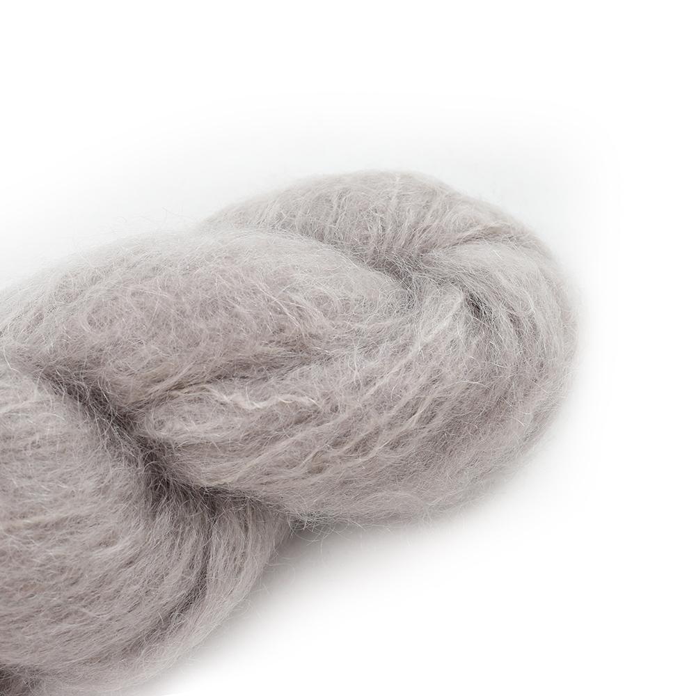 Fluffy Mohair solids handgefärbt