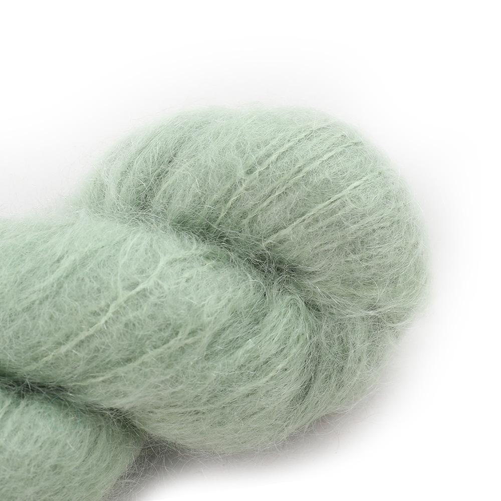 Fluffy Mohair solids handgefärbt