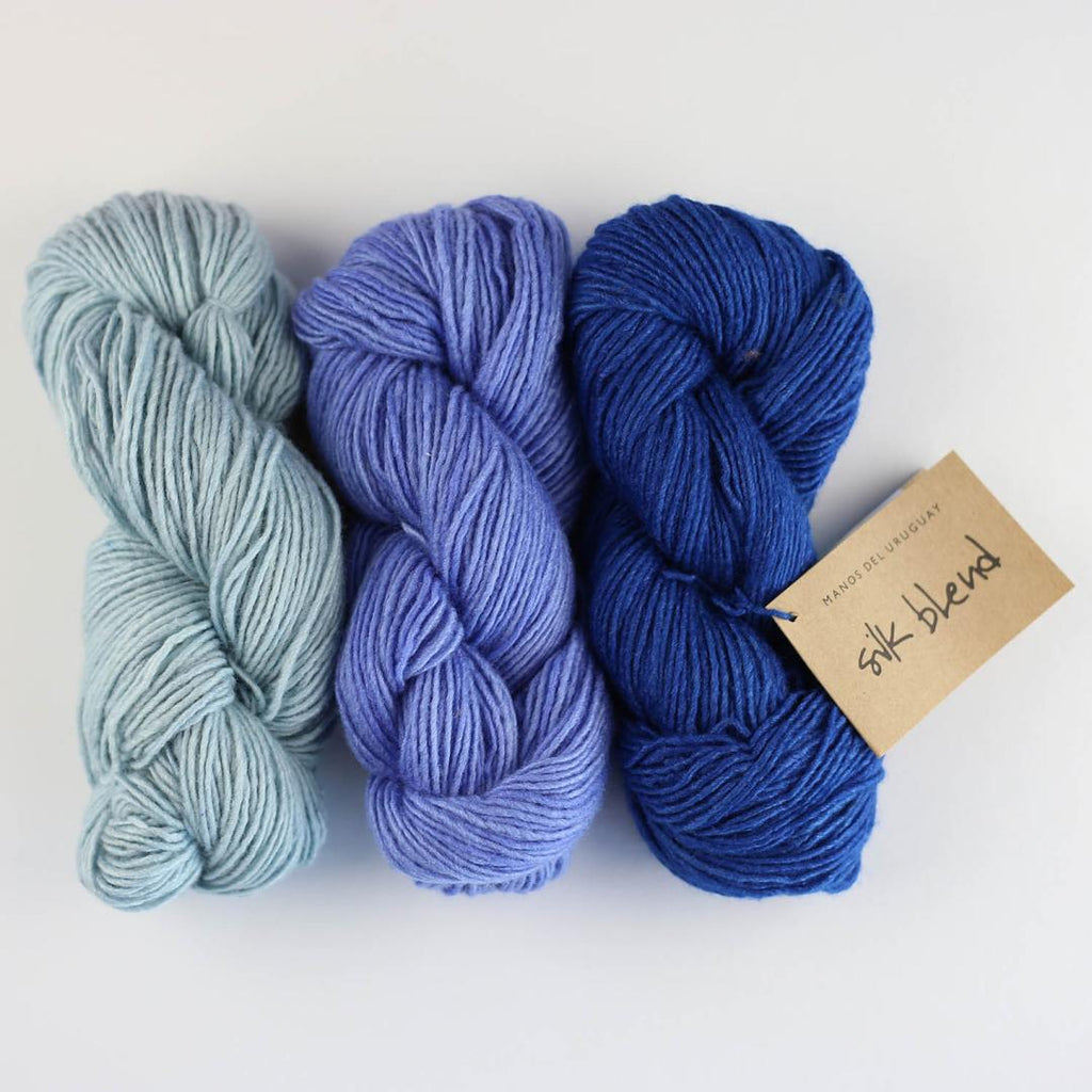 Silk Blend uni handgefärbt