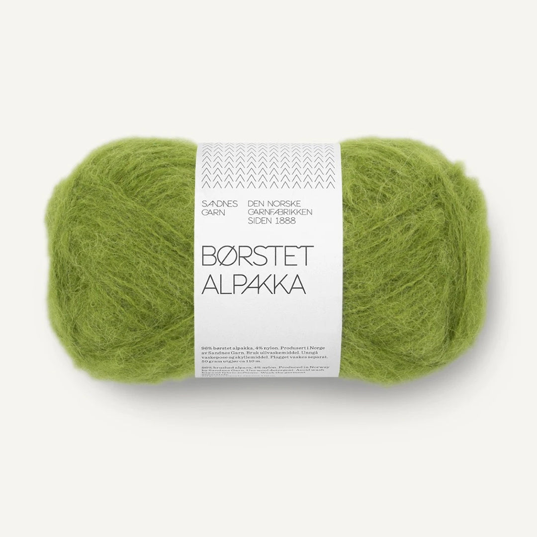 Borstet Alpakka