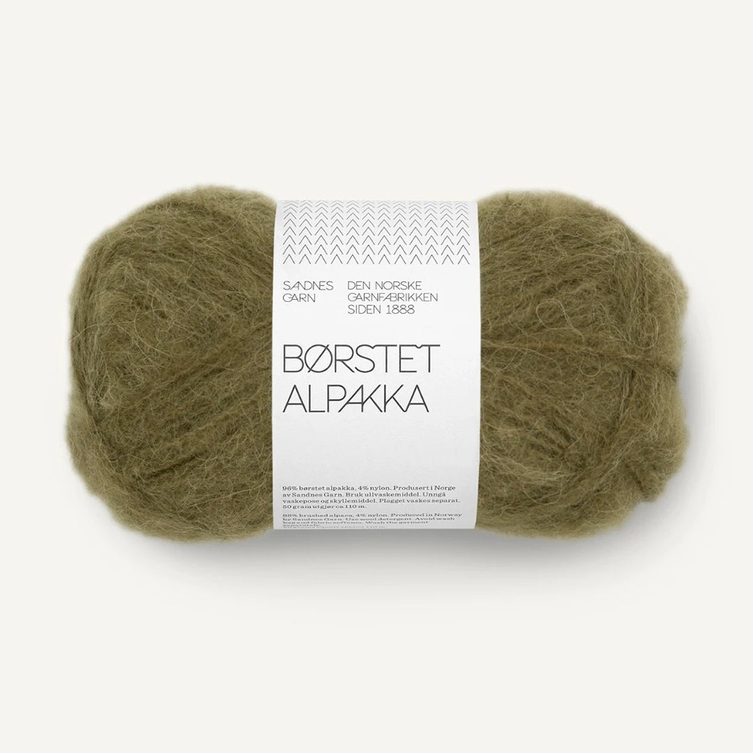 Borstet Alpakka