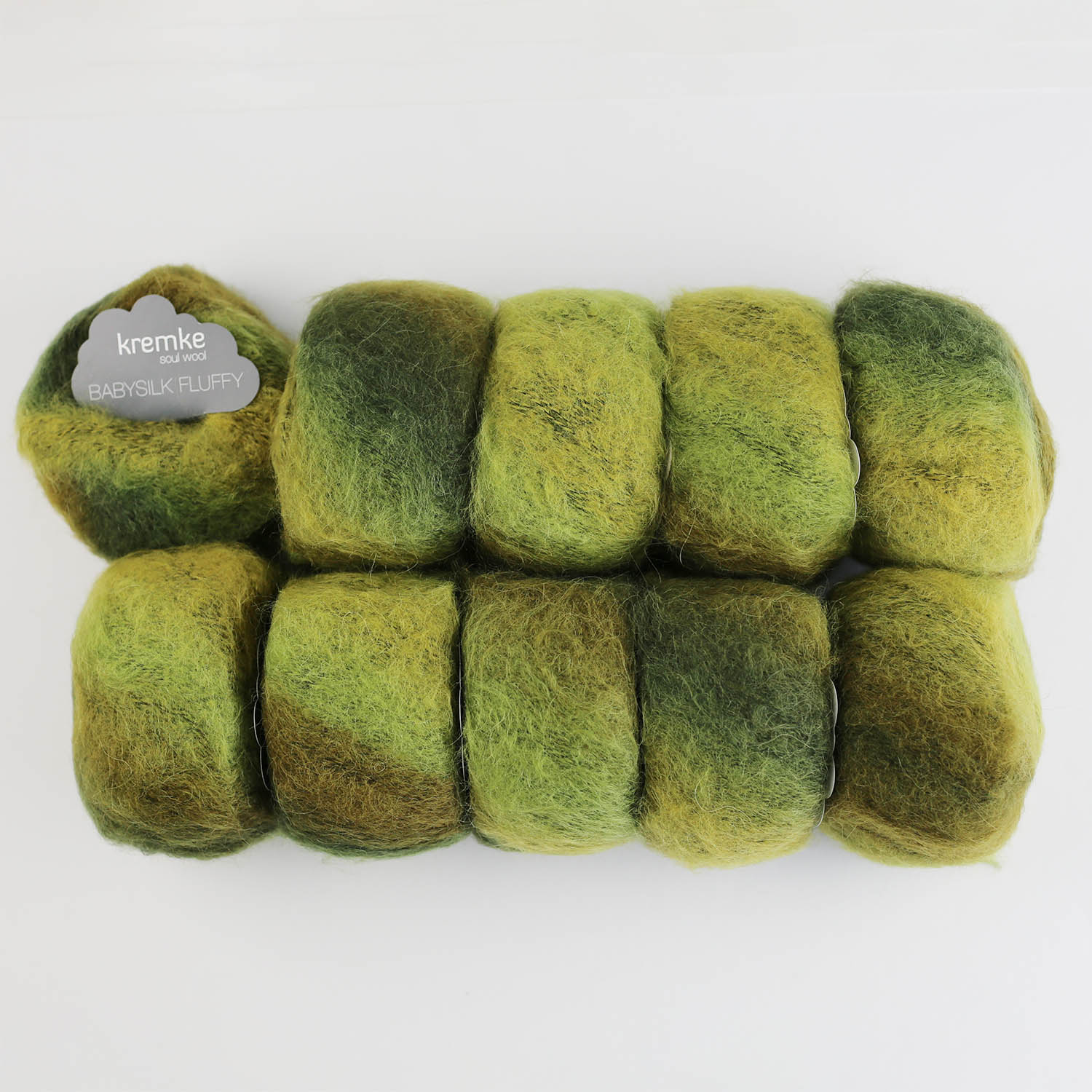 500g Paket Baby Silk Fluffy Farbverlauf