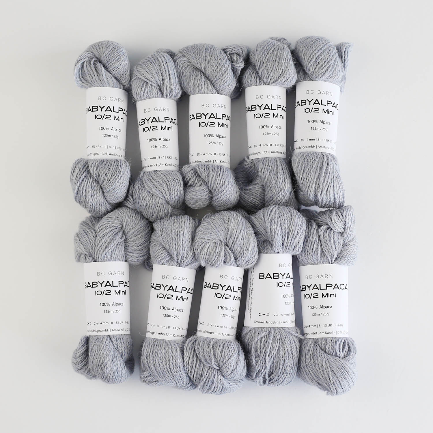250g Paket Babyalpaca 10/2 auf 25g