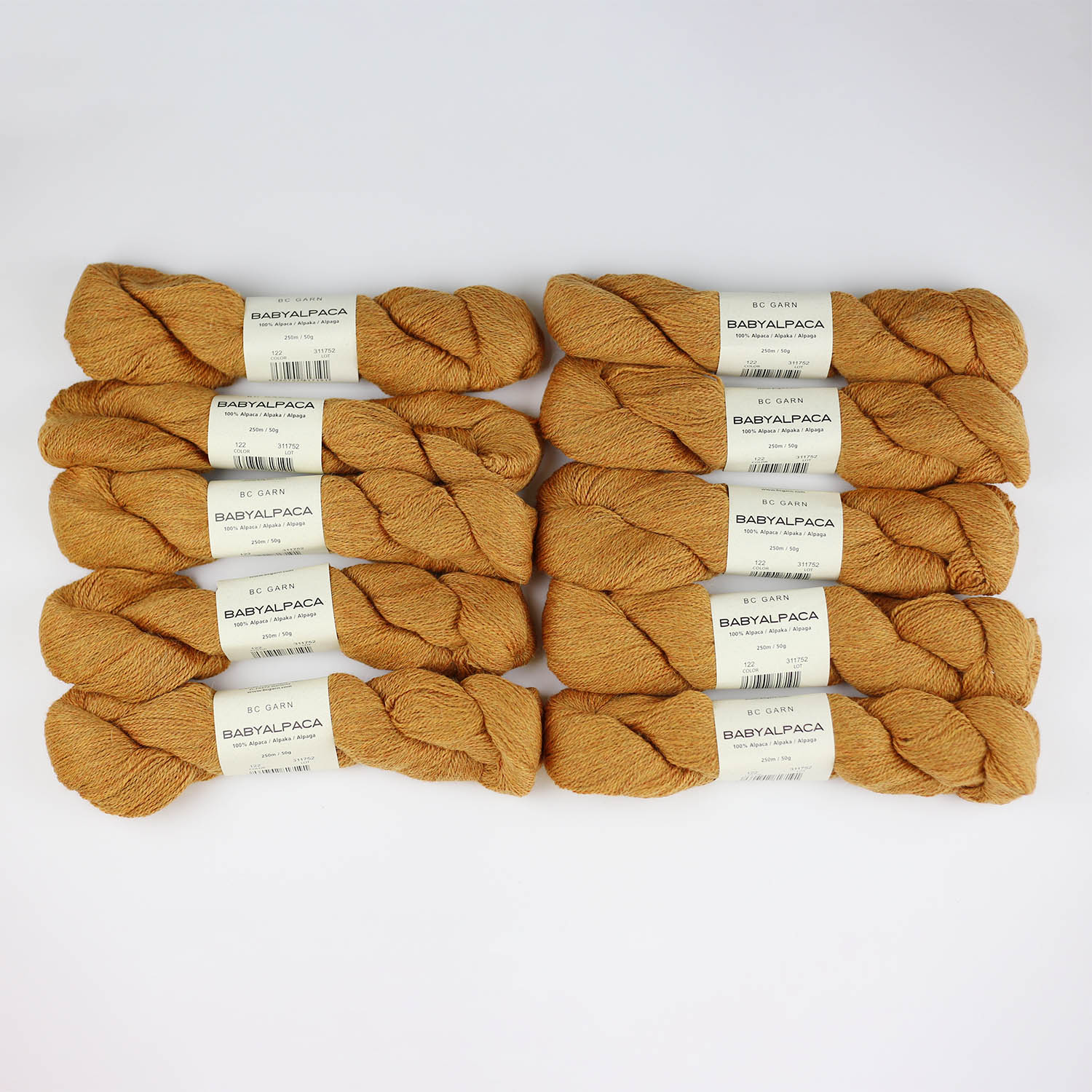 500g Paket Babyalpaca 10/2 auf 50g