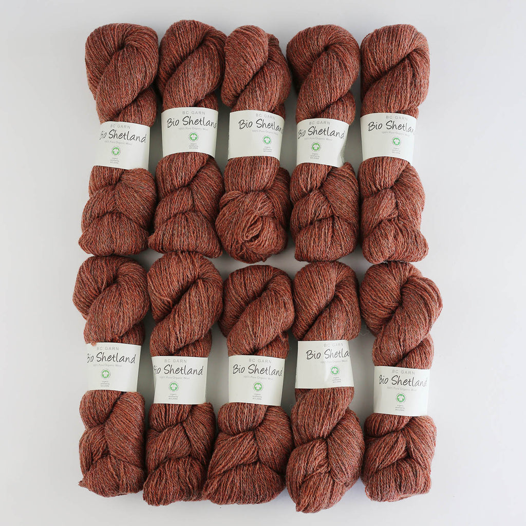 500g Paket Bio Shetland GOTS Auslauffarben