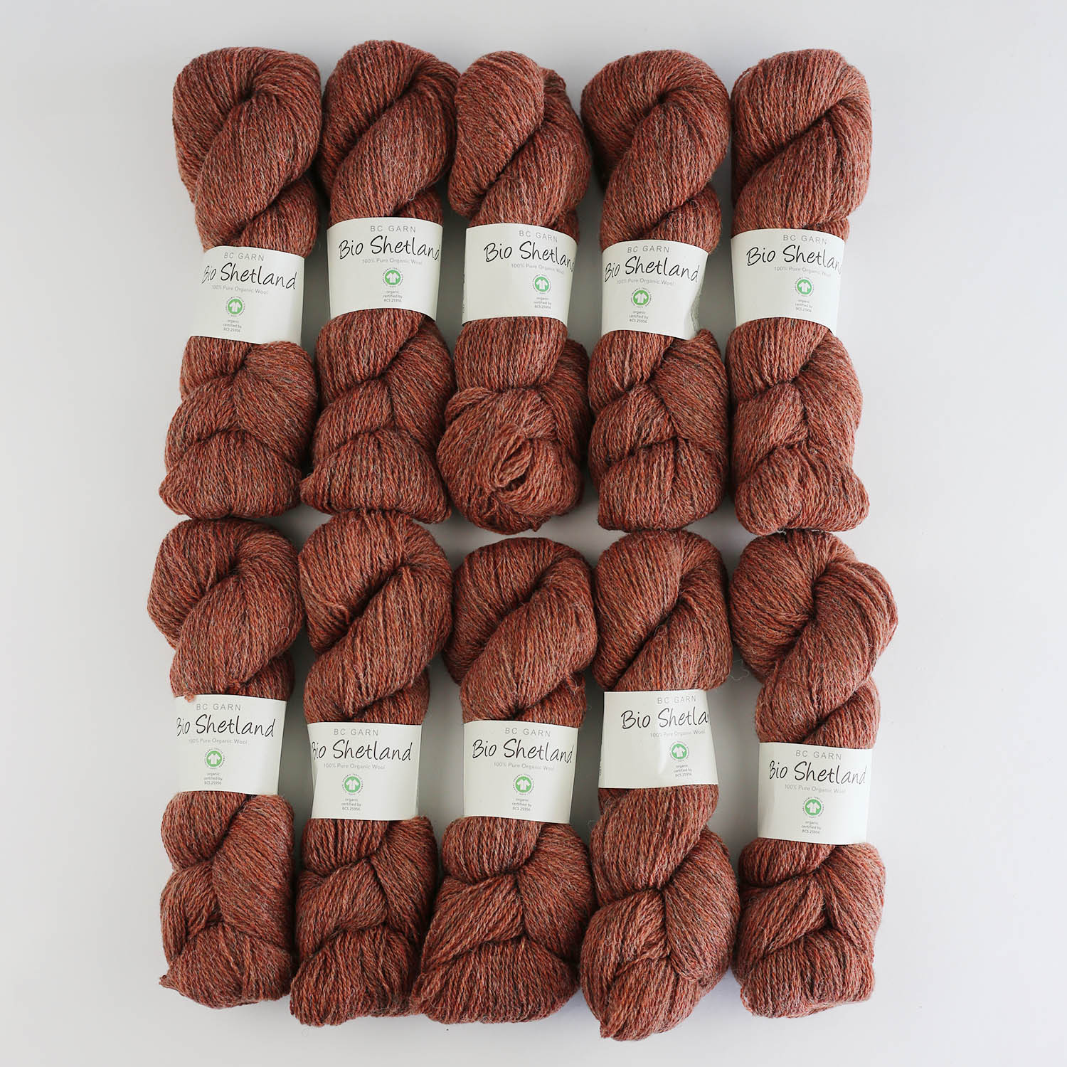 500g Paket Bio Shetland GOTS Auslauffarben