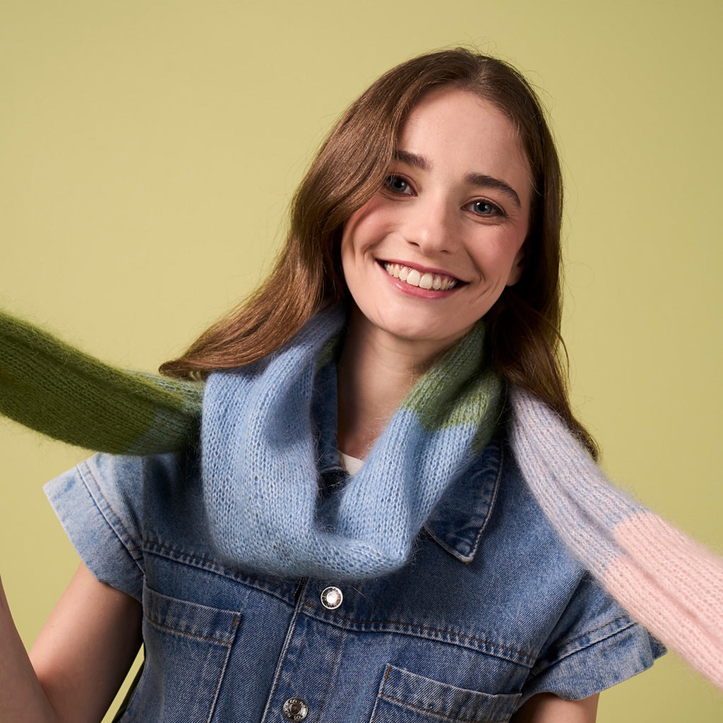 Strickset Björk Schal