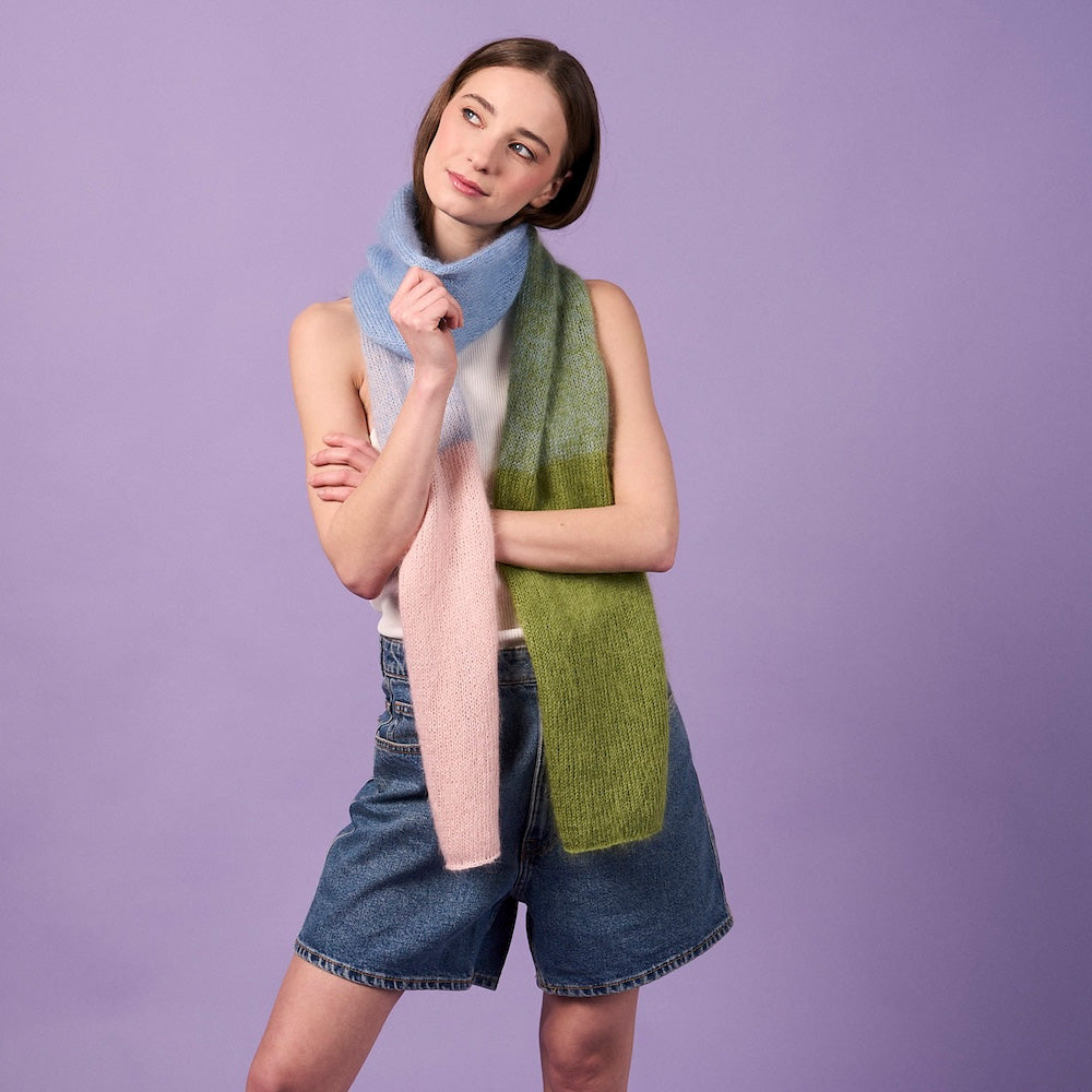 Strickset Björk Schal