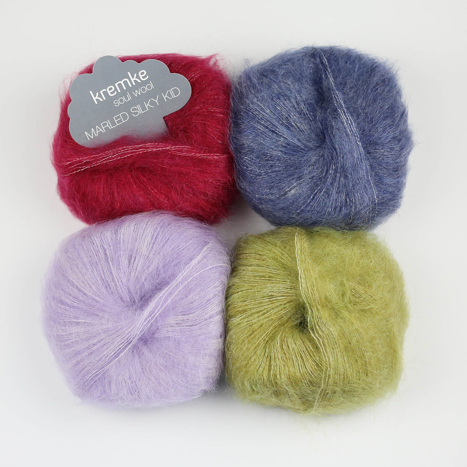 250g Paket Marled Silky Kid