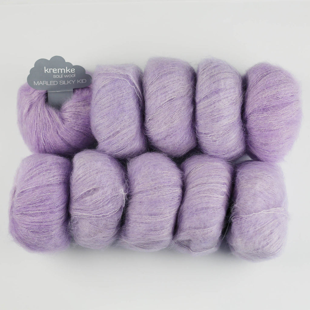 250g Paket Marled Silky Kid