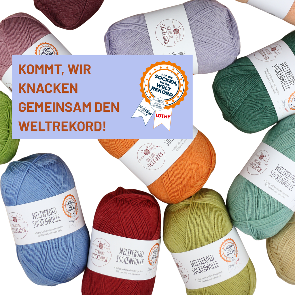 Weltrekord Sockenwolle